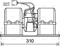 Ava Quality Cooling VL8082 - Ventilatore abitacolo autozon.pro