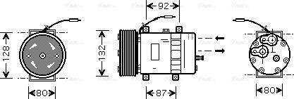 Ava Quality Cooling VLAK030 - Compressore, Climatizzatore autozon.pro