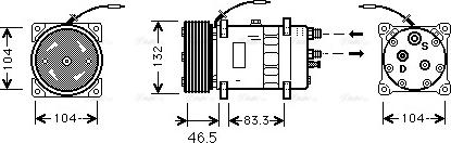 Ava Quality Cooling VLAK026 - Compressore, Climatizzatore autozon.pro