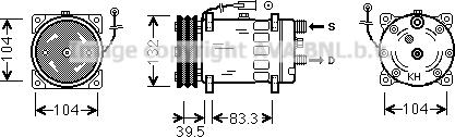 Ava Quality Cooling VLK080 - Compressore, Climatizzatore autozon.pro