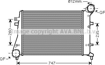 Ava Quality Cooling VN4268 - Intercooler autozon.pro