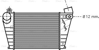 Ava Quality Cooling VN4200 - Intercooler autozon.pro