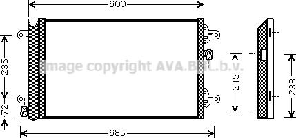 Ava Quality Cooling VN5183D - Condensatore, Climatizzatore autozon.pro