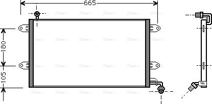 Ava Quality Cooling VN5137 - Condensatore, Climatizzatore autozon.pro