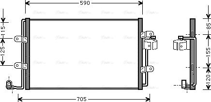 Ava Quality Cooling VN5176 - Condensatore, Climatizzatore autozon.pro