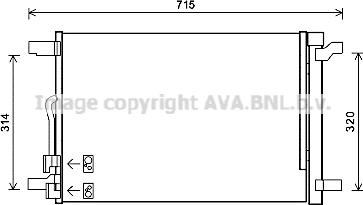 Ava Quality Cooling VN5335D - Condensatore, Climatizzatore autozon.pro