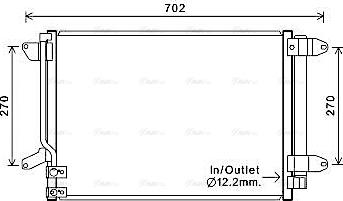 Ava Quality Cooling VN5330D - Condensatore, Climatizzatore autozon.pro