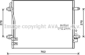 Ava Quality Cooling VN5322 - Condensatore, Climatizzatore autozon.pro