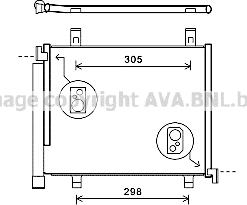 Ava Quality Cooling VN5327D - Condensatore, Climatizzatore autozon.pro