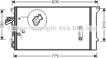 Ava Quality Cooling VN5244D - Condensatore, Climatizzatore autozon.pro