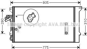 Ava Quality Cooling VN5244 - Condensatore, Climatizzatore autozon.pro