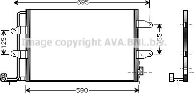 Ava Quality Cooling VN5252 - Condensatore, Climatizzatore autozon.pro