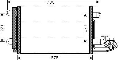 Ava Quality Cooling VN5269D - Condensatore, Climatizzatore autozon.pro