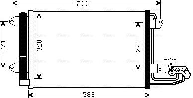 Ava Quality Cooling VN5209D - Condensatore, Climatizzatore autozon.pro