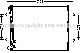 Ava Quality Cooling VN5226D - Condensatore, Climatizzatore autozon.pro