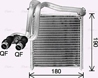 Ava Quality Cooling VN6438 - Scambiatore calore, Riscaldamento abitacolo autozon.pro