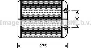 Ava Quality Cooling VN6301 - Scambiatore calore, Riscaldamento abitacolo autozon.pro