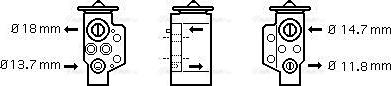 Ava Quality Cooling VN1243 - Valvola ad espansione, Climatizzatore autozon.pro
