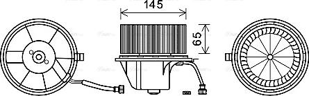 Ava Quality Cooling VN8351 - Ventilatore abitacolo autozon.pro