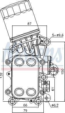 Ava Quality Cooling VN3468H - Radiatore olio, Olio motore autozon.pro