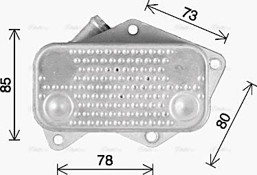 Ava Quality Cooling VN3429 - Radiatore olio, Olio motore autozon.pro