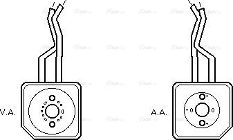 Ava Quality Cooling VN3100 - Radiatore olio, Olio motore autozon.pro