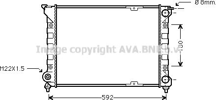 Ava Quality Cooling VN2085 - Radiatore, Raffreddamento motore autozon.pro