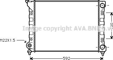 Ava Quality Cooling VNA2071 - Radiatore, Raffreddamento motore autozon.pro