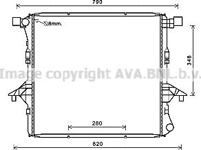 Ava Quality Cooling VN2363 - Radiatore, Raffreddamento motore autozon.pro