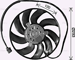 Ava Quality Cooling VN7542 - Ventola, Raffreddamento motore autozon.pro