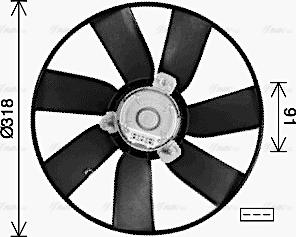 Ava Quality Cooling VN7550 - Ventola, Raffreddamento motore autozon.pro