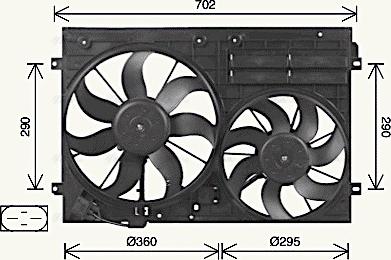 Ava Quality Cooling VN7551 - Ventola, Raffreddamento motore autozon.pro