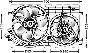 Ava Quality Cooling VN7508 - Ventola, Raffreddamento motore autozon.pro