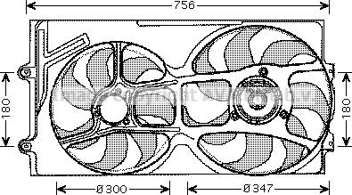 Ava Quality Cooling VN7514 - Ventola, Raffreddamento motore autozon.pro