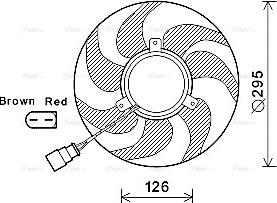 Ava Quality Cooling VN7535 - Ventola, Raffreddamento motore autozon.pro