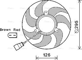 Ava Quality Cooling VN7536 - Ventola, Raffreddamento motore autozon.pro