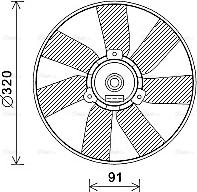 Ava Quality Cooling VN7538 - Ventola, Raffreddamento motore autozon.pro