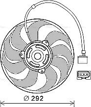 Ava Quality Cooling VN7533 - Ventola, Raffreddamento motore autozon.pro