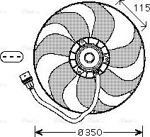 Ava Quality Cooling VN7521 - Ventola, Raffreddamento motore autozon.pro