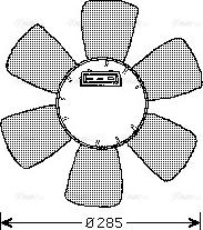 Ava Quality Cooling VN7523 - Ventola, Raffreddamento motore autozon.pro