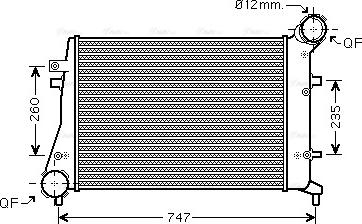 Ava Quality Cooling VNA4268 - Intercooler autozon.pro