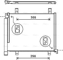 Ava Quality Cooling VNA5327D - Condensatore, Climatizzatore autozon.pro