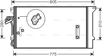 Ava Quality Cooling VNA5244D - Condensatore, Climatizzatore autozon.pro