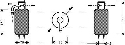 Ava Quality Cooling VND051 - Essiccatore, Climatizzatore autozon.pro