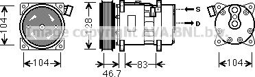 Ava Quality Cooling VNK309 - Compressore, Climatizzatore autozon.pro