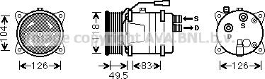 Ava Quality Cooling VNK303 - Compressore, Climatizzatore autozon.pro