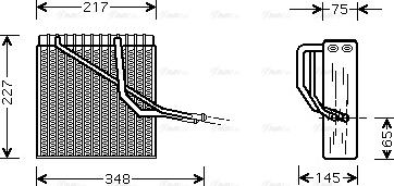 Ava Quality Cooling VNV055 - Evaporatore, Climatizzatore autozon.pro