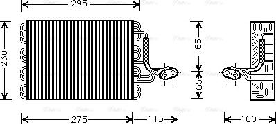 Ava Quality Cooling VNV168 - Evaporatore, Climatizzatore autozon.pro