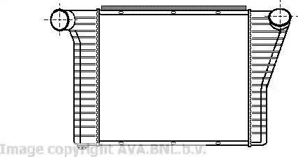 Ava Quality Cooling VO 4043 - Intercooler autozon.pro