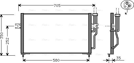 Ava Quality Cooling VO 5086 - Condensatore, Climatizzatore autozon.pro